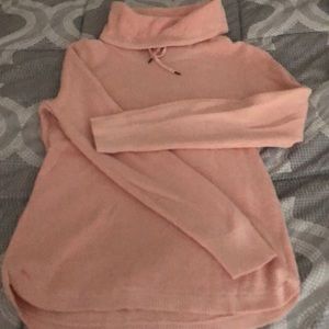 Ralph Lauren pink cowl neck sweater size medium
